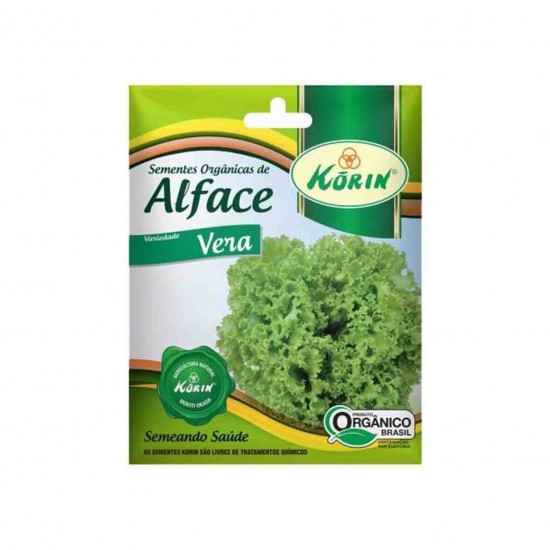 Sementes Orgânicas de Alface Vera - Korin