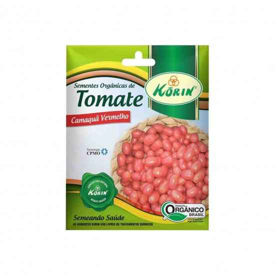 Sementes Orgânicas de Tomate Camaquã Vermelho 5g - Korin
