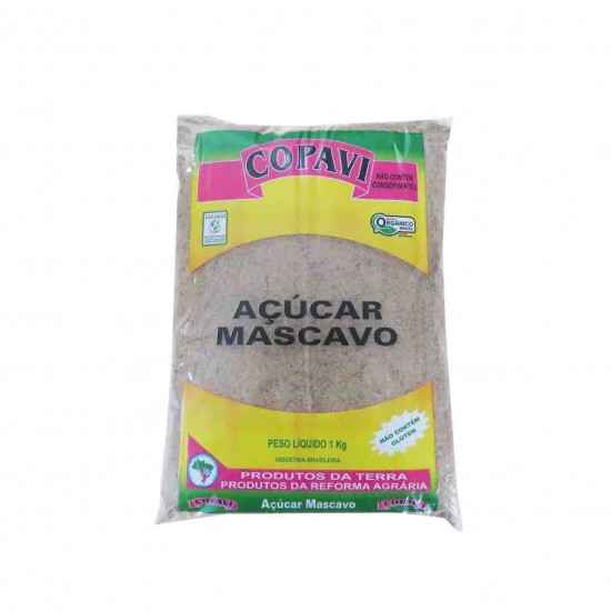 Açúcar Mascavo Orgânico 1kg - COPAVI