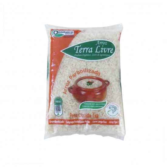 Arroz Agulhinha Parboilizado Orgânico 1Kg - Terra Livre