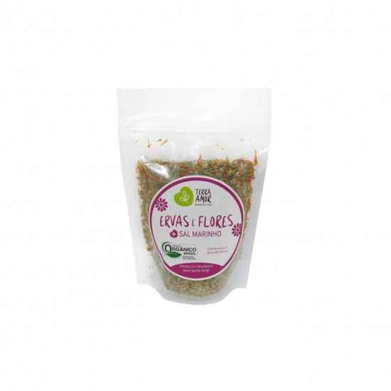 Sal de Ervas e Flores Orgânico 100g - Terra Amor