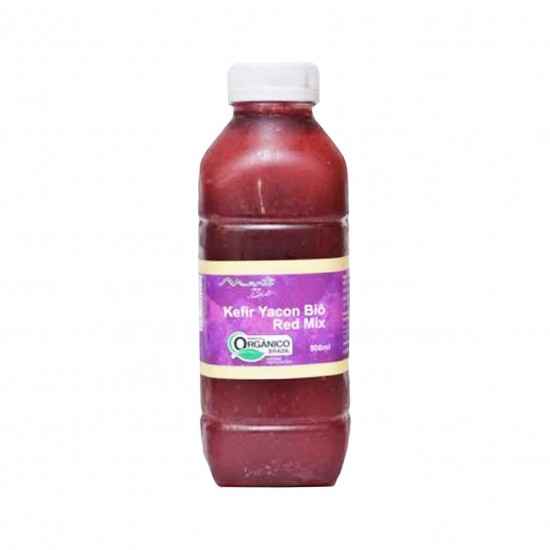 Suco Kefir Yacon Red Mix Orgânico 300ml - Mantí Biô