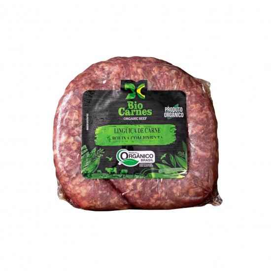Linguiça Orgânica Gourmet Tradicional Congelada 500g - Bio Carnes
