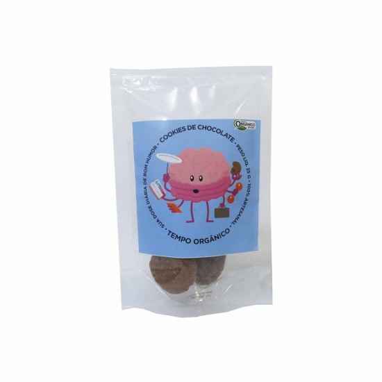 Cookies de Chocolate Orgânico e Vegano 25g - Tempo Orgânico