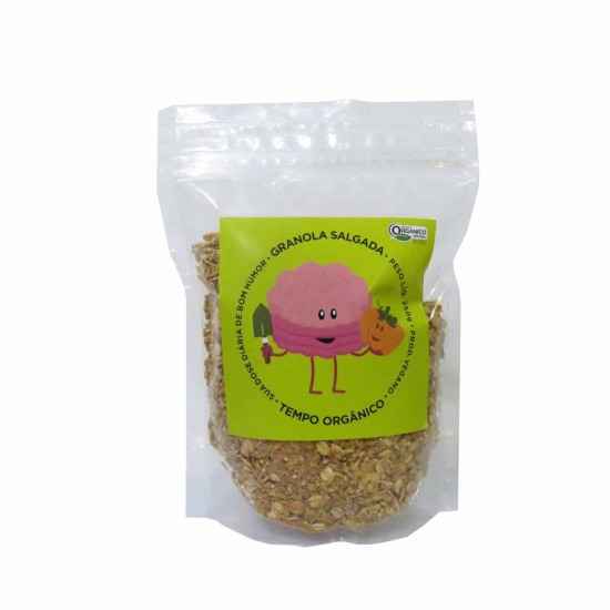 Granola Salgada Orgânica e Vegana 250g - Tempo Orgânico