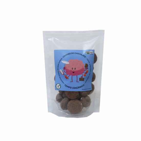 Cookies de Chocolate Orgânico e Vegano 150g - Tempo Orgânicos
