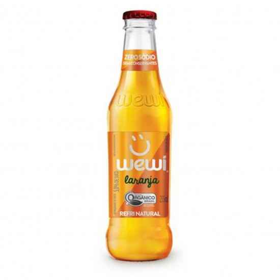 Refri de Laranja Orgânico 255ml - Wewi