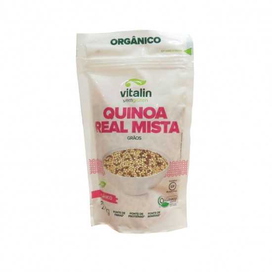 Quinoa Real Mista em Grãos Sem Glúten Orgânica 250g - Vitalin
