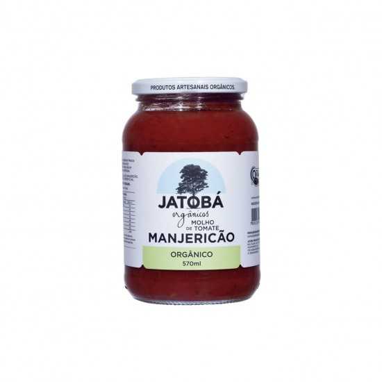 Molho de Tomate Manjericão Orgânico 570ml - Jatobá
