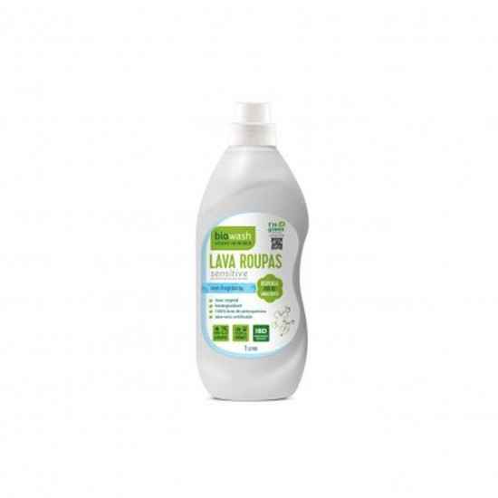Lava Roupas Hipoalergênico Sensitive Liquido Orgânico 1L - Biowash