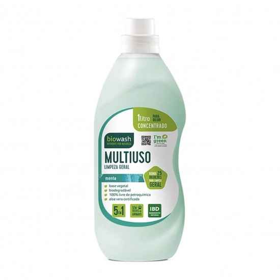 Concentrado Multiuso Menta Orgânico 1L - Biowash