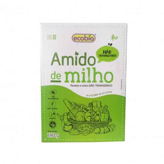 Amido de Milho Não Transgênico 180g - Ecobio