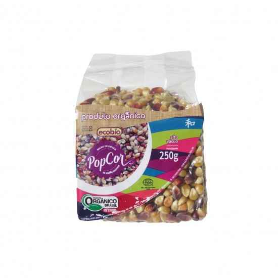 Pipoca Orgânica Colorida 250g - Ecobio