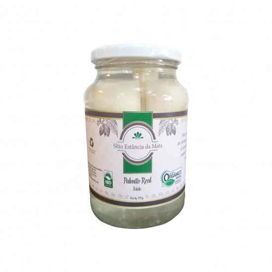 Palmito Real Tolete Orgânico em Conserva 300g - Sítio Estância da Mata