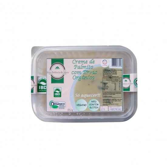 Creme de Palmito com Ervas Orgânico 350g - Sítio Estância da Mata