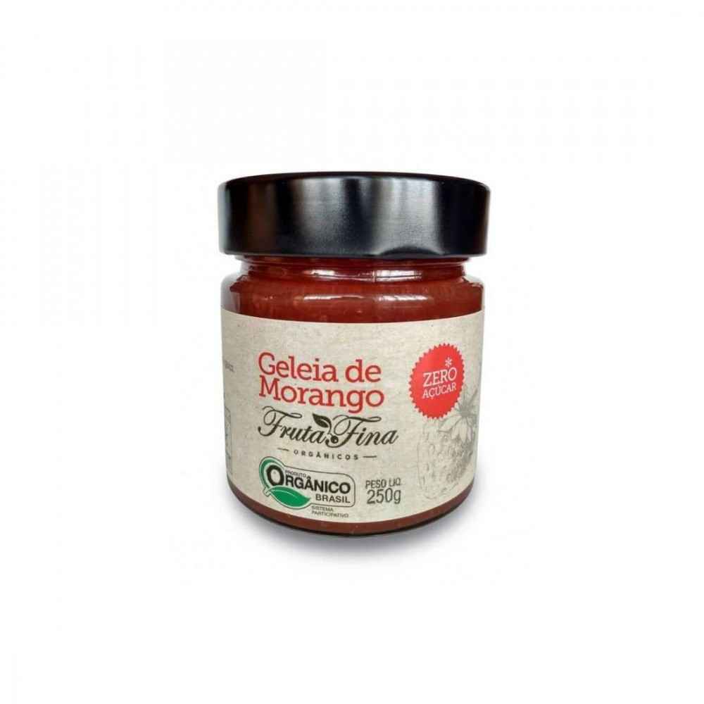 Geleia de Morango s/ Açúcar Orgânica - Boutique de Orgânicos