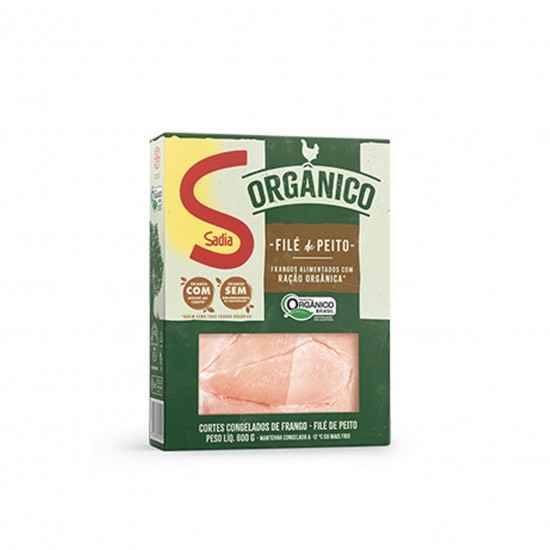 Filé de Peito de Frango Orgânico Congelado 600g - Sadia