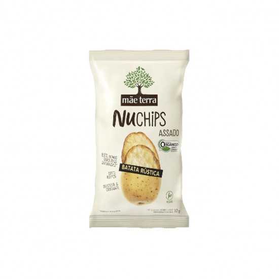 Nuchips - Chips de Batata Rústica Assada Orgânica 32g - Mãe Terra