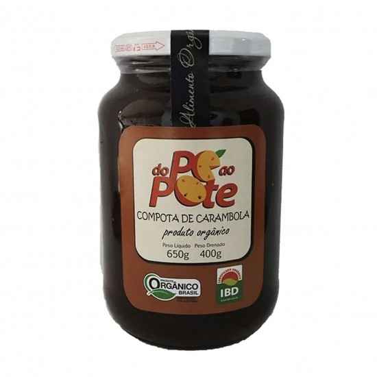 Compota de Carambola Orgânica 650g - Do Pé Ao Pote