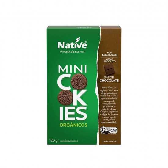Mini Cookies Orgânicos Chocolate 120g - Native