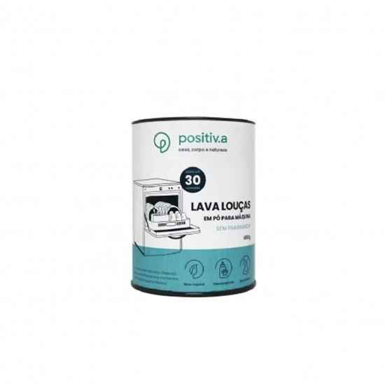 Lava Louça Sem Fragrância Em Pó 450ml - Positiva