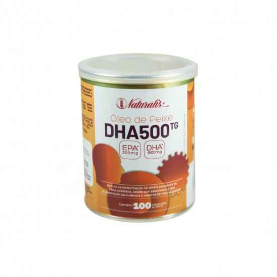 Omega-3 DHA 500 com 100 cápsulas - Naturalis
