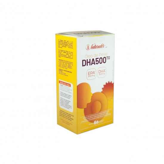 Omega-3 DHA 500 com 60 cápsulas - Naturalis