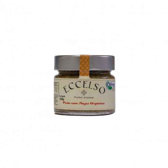 Pesto com Nozes Organico 160g - Eccelso