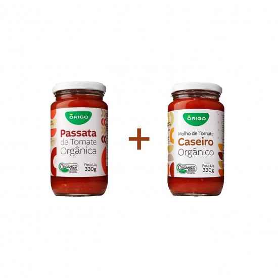 Combo de Molhos - Caseiro + Passata Orgânico - Órigo