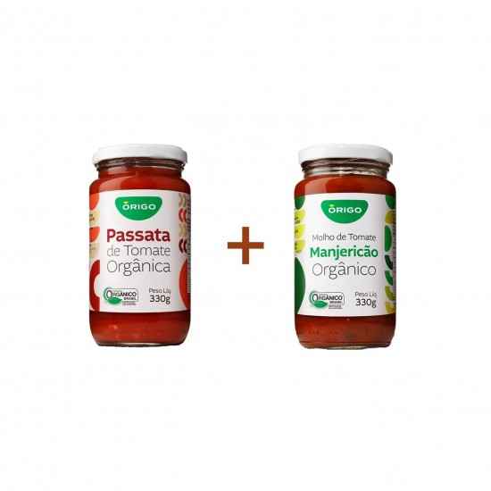 Combo de Molhos - Manjericão + Passata Orgânico - Órigo
