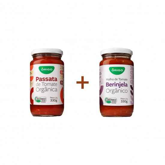 Combo de Molhos - Berinjela + Passata Orgânico - Órigo