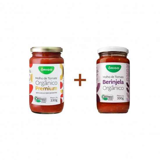 Combo de Molhos - Premium + Berinjela Orgânico - Órigo