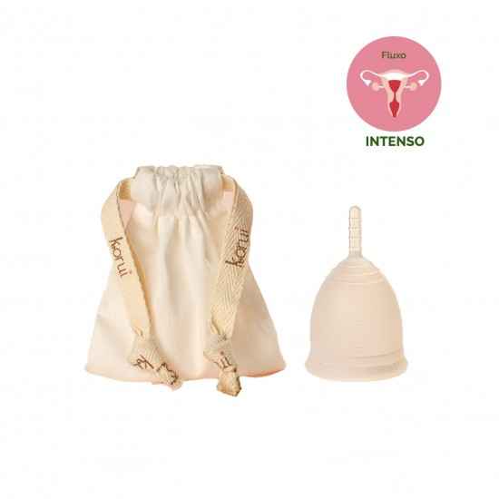 Coletor Menstrual Branco Intenso Un - Korui