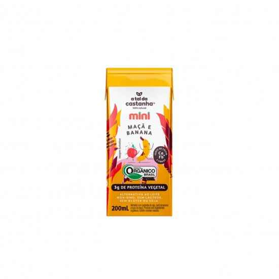 Mini - Bebida Vegetal Maçã e Banana Orgânica 200ml - A Tal da Castanha