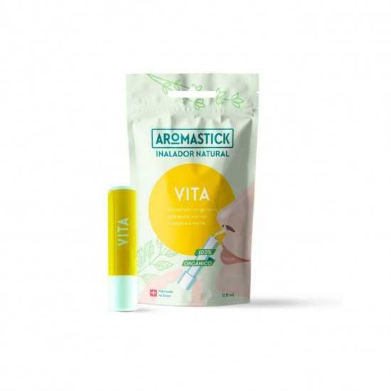 Aromastick Vita - Inalador Nasal para Dor - Biouté