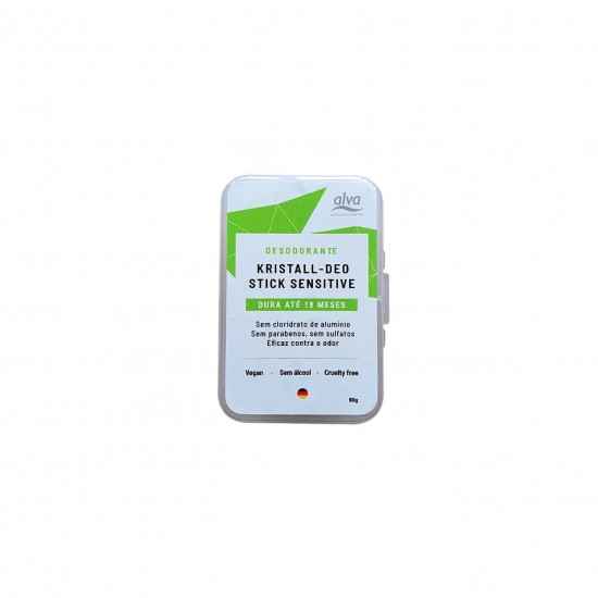Desodorante Stone Kristall Sensitive 90g Alva - Biouté
