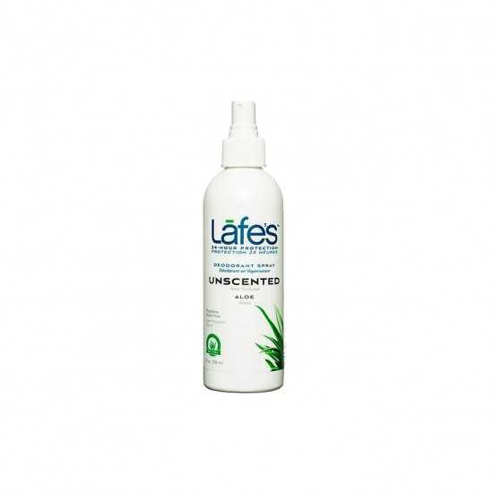 Desodorante Spray Natural Unscented 118ml Lafes’s - Biouté