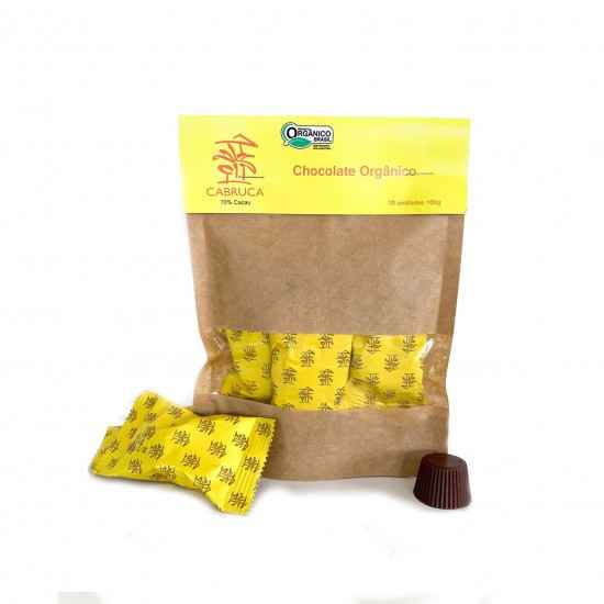 Bombom 70% Cacau Orgânico 10un - Cabruca