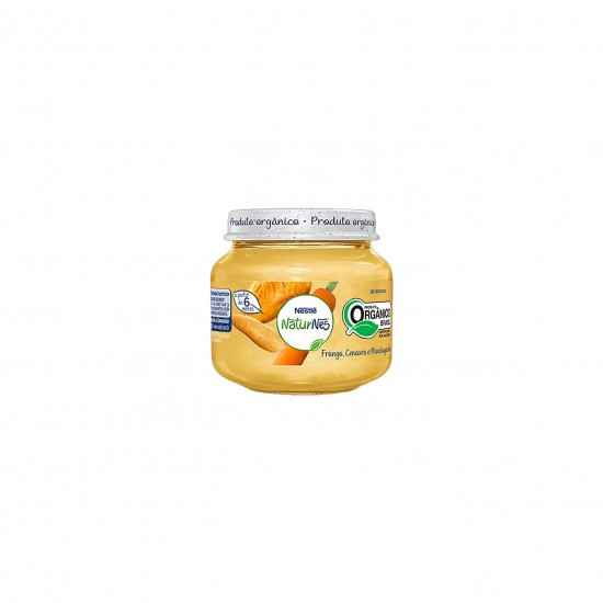 Naturnes - Papinha de Frango, Cenoura e Mandioquinha Orgânica 115g - Nestlé Orgânicos