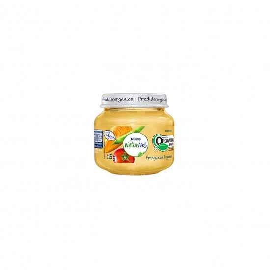 Naturnes - Papinha de Frango com Legumes Orgânica 115g - Nestlé Orgânicos