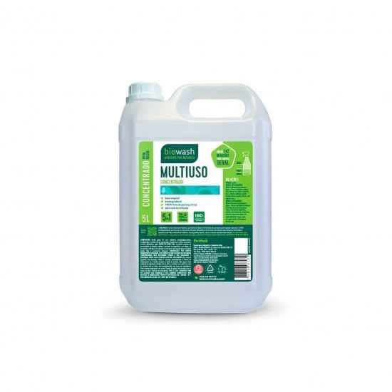 Concentrado Multiuso Sem Fragrâncias Orgânico 5L - Biowash