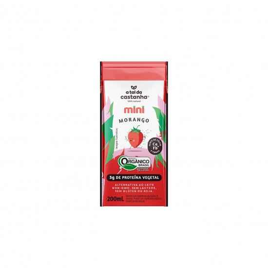 Mini - Bebida Vegetal de Morango Orgânico 200ml - A Tal da Castanha