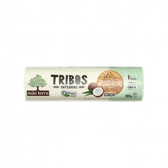 Biscoito Integral de Coco Tribos Orgânico 130g - Mãe Terra