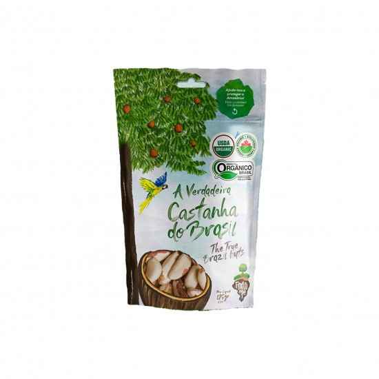 Castanha do Brasil Orgânica Média Premium 125g - Floresta Em Pé