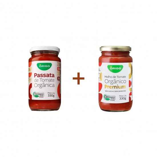 Combo de Molhos - Premium + Passata Orgânico - Órigo