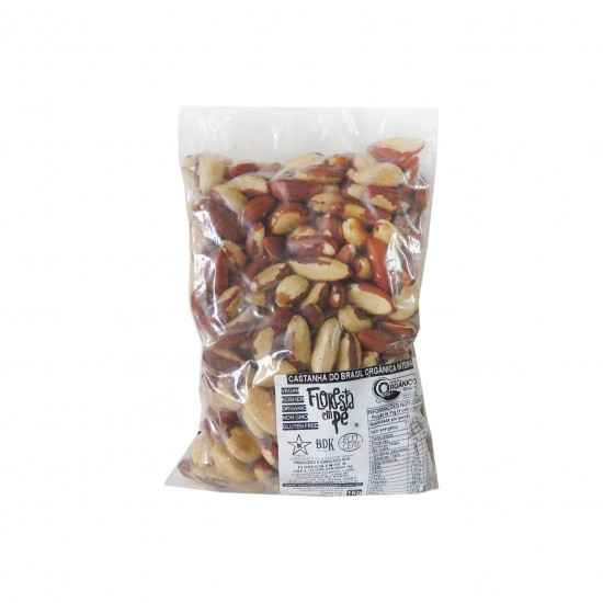 Castanha do Brasil Orgânica Inteira 1kg - Floresta Em Pé