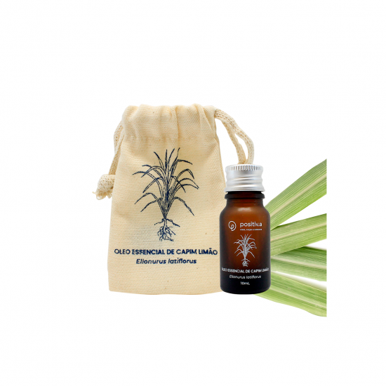 Óleo Essencial Agroflorestal de Capim Limão 10ml - Positiva