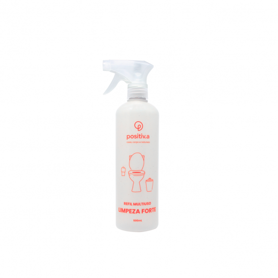 Frasco Auxiliar Refil Multiuso Limpeza Forte 500ml - Positiva