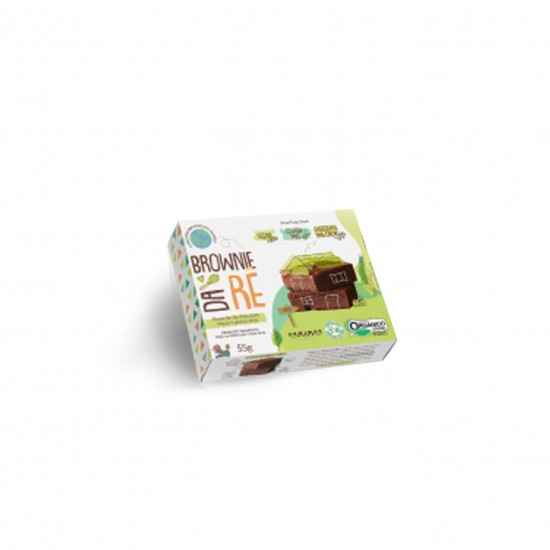 Brownie de Chocolate Orgânico Vegano Glúten Free 55g - Brownie da Rê