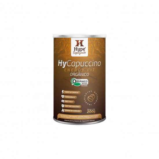 Hycapuccino Energy Fit Orgânico Hype 200g - Organ Alimentos